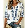 Damen Rundhals Halbarm Spitzen T-Shirt