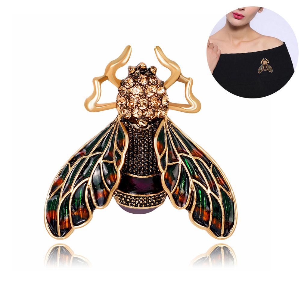 bumblebee broche corsage insecte chapeaux écharpe clips insecte fleur à la