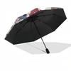 1pc Outdoor Umbrella with Anime Characters | Automatic Opening & Closing | Portable 3-Fold Design | 8-Rib Iron Frame | Perfect Gift for Fans, Traveler
