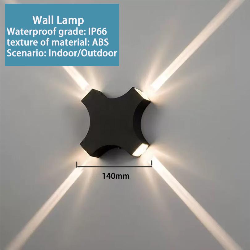 LED Outdoor Wall Lights  Exterior Wall Sconce IP66 Waterproof Led Sconce Lamp for Porch Front Door Garden Wall Lamp