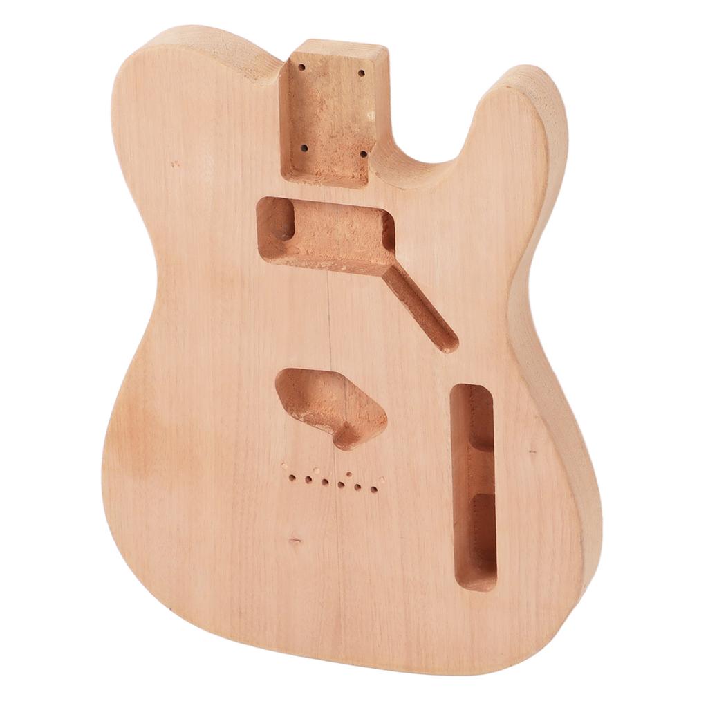Unlackierter E-Gitarrenkorpus Mahagoni DIY Professioneller E-Gitarrenkörper Ersatzrohling GSB11