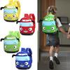 3D Cartoon Bus Toddler Backpack Cute Kindergarten Travel Backpack Small School Backpack for Boys Girls Go for An Outing