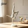 Wykwintna Figurka Postawy Gimnastycznej Drukowana 3D Figurka Rytmiczna Nowoczesna Minimalistyczna Rzeźba Artystyczna Eleganckie Prezenty dla Miłośników Tańca Stanie na Rękach Balet
