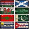 Metal Flag Sign Wall Decor 15x30 Cm Gift for Bar Cafe Office