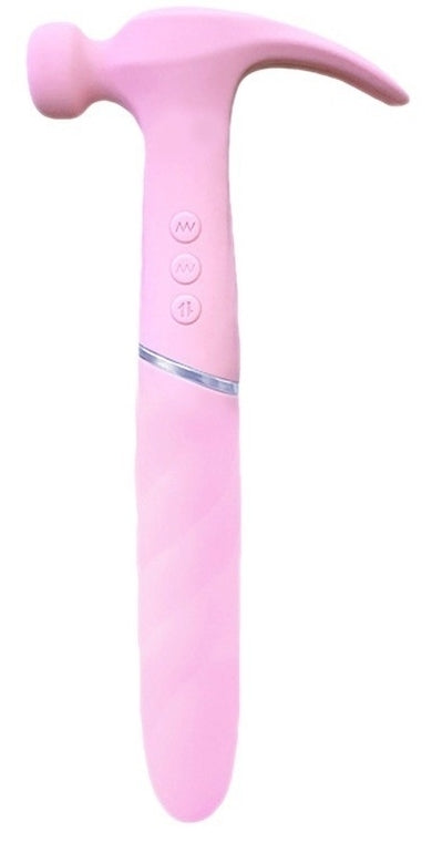 Gode Vibrant Sweet Hammer 17 X 4cm Rose - FUKR - GODE COULEUR & GIRLY