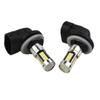 2x White 881 H27 LED Replacement Bulbs For Car Fog Lights Car DRL Lamps 30W 1800LM 12V 4014 30SMD 6000k Whit
