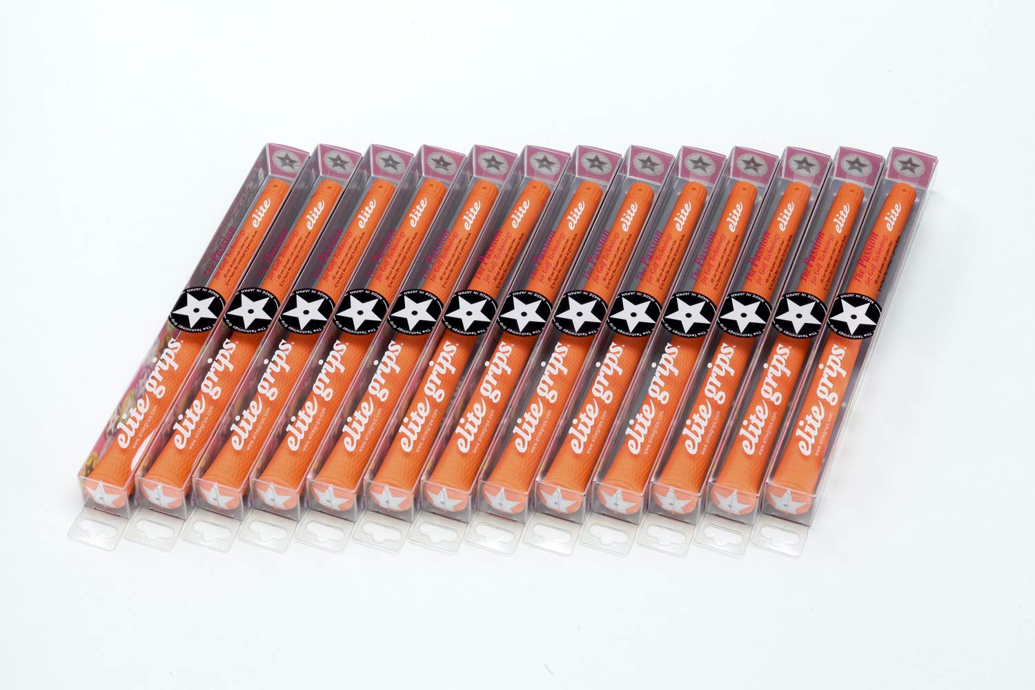 

elitegrips Golf Grips S48 STAR set Wild Orange No Backline 13-piece