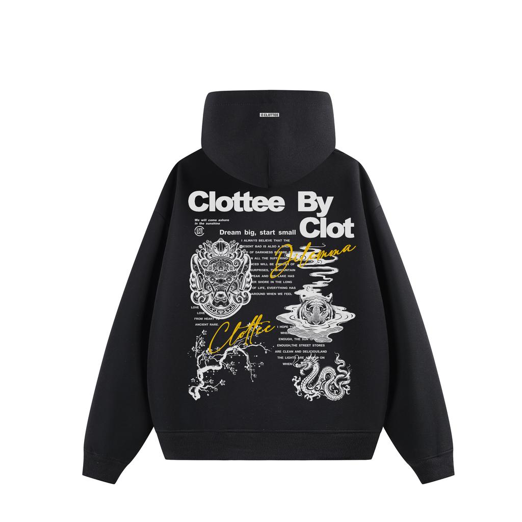 CLOT Sweatshirts Unisex Hooded Non Detachable Moderate Straight Fit EL2630120A060180-Q9