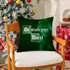 Popular TV Shows Breaking BadB Pillow Case Silky Short Plush with Invisible Zipper Dustproof Sofa Cushion Cover for Home Decor