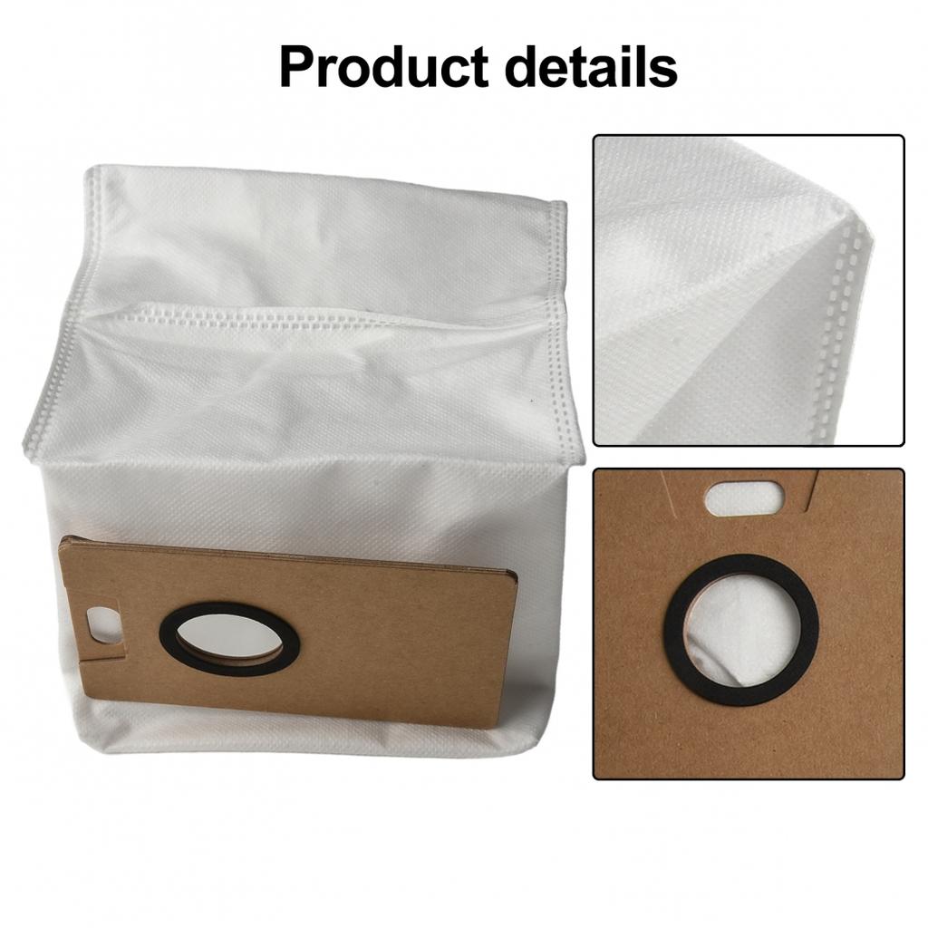 5PC High-Capacity Dust Bags For Tapo RV30 Max Plus And RV20 Max Plus