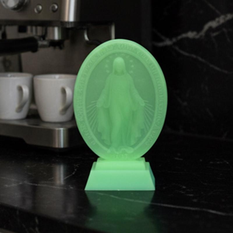 Nachtlampje Standbeeld Maagd Maria Standbeeld Moeder Maria, Beeldje Maagd Maria Ornament Huisdecoraties Religieus Cadeau