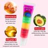 6 Colorful Lip Oil Moisturizing Lip Gloss Fade Lip Lines Rainbow Jelly Lipstick Brightening Lip Glaze Lip Stick