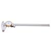 Dial Caliper with Depth Rod 0?200mm Manual Measuring Gauge with Clear Scales Silver