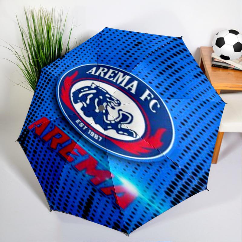 Arema Football club Printed Automatic Umbrella, 8-Frame for Travel, camping, Casual Umbrella, Essential Gift for  for family and friends