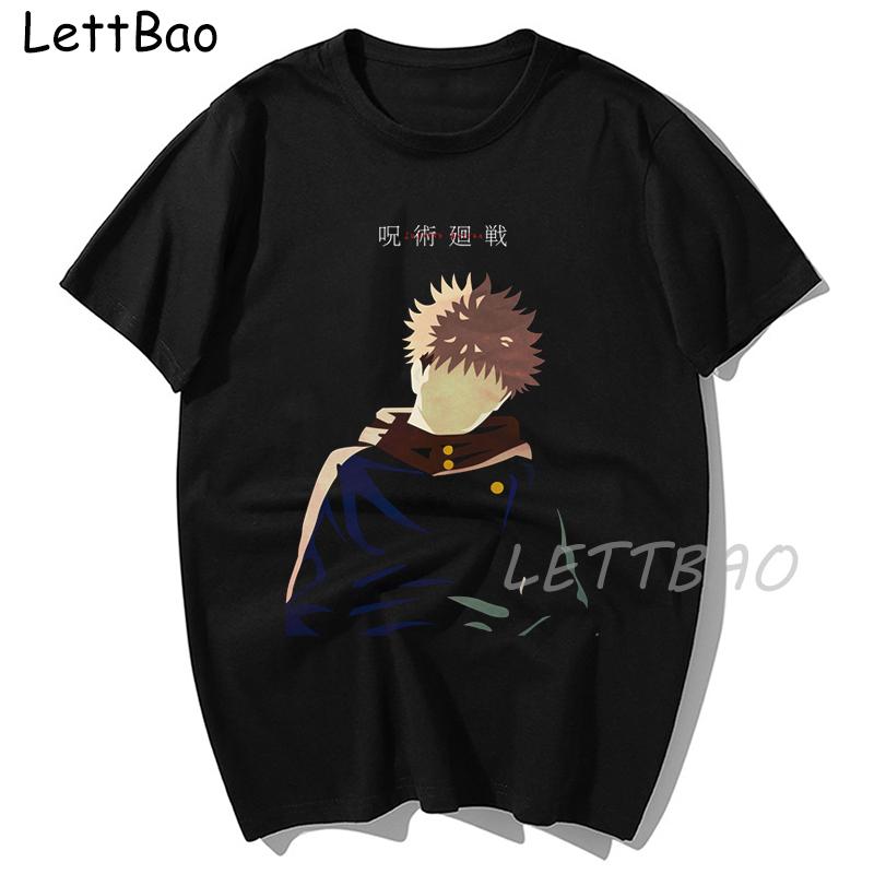 Harajuku T Shirt Jujutsu Kaisen Anime Graphic Tees Men S Clothing Punk Casual Tees Plus Size