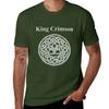 1982 King Crimson Vintage Discipline Album Promo T-Shirt quick-drying Short sleeve tee mens plain t shirts
