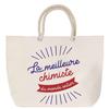 Sac de plage avec anse corde Chimiste Meilleure du Monde Entier Cadeau Anniversaire Noël | Grand Sac de Transport &amp; Sport