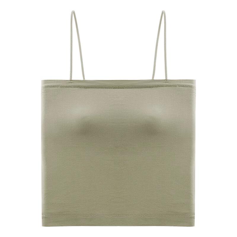 Langsha Women s Fleece-Lined Thermal Camisole with Chest Pad L