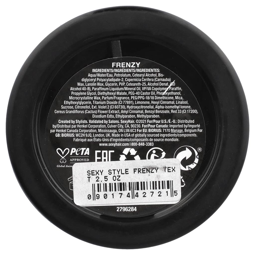 SexyHair, Style, Press, Matte Texturizing Paste, 70g (2,5 oz)