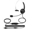 H300 Zákaznický servisní headset Bezeztrátová redukce šumu Prodyšný 3,5mm RJ9 MIC Dlouhý kabel Sluchátka pro call centrum pro telemarketing