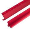 Precision Metric & Imperial Marking V-Ruler,Carpentry Paint Line Ruler - Woodworking Parallel/Vertical Line Scribe Marking Gauge