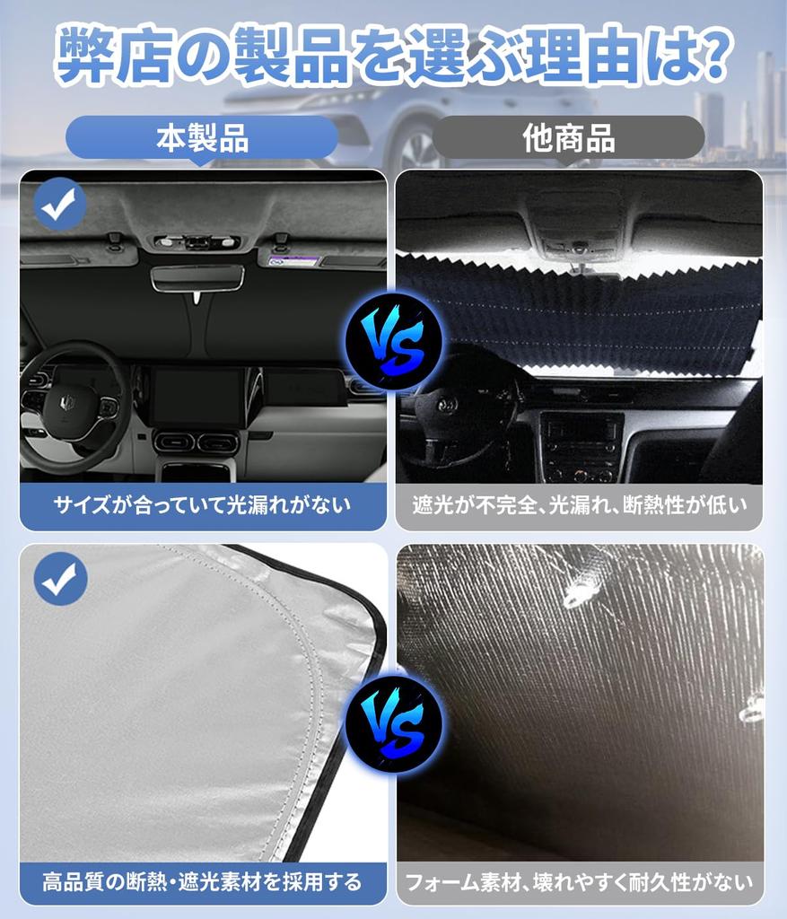 Hiace Car Windshield Sun Shade 53.1 X 25.2 Inches (135 X 64 Cm), HIACE