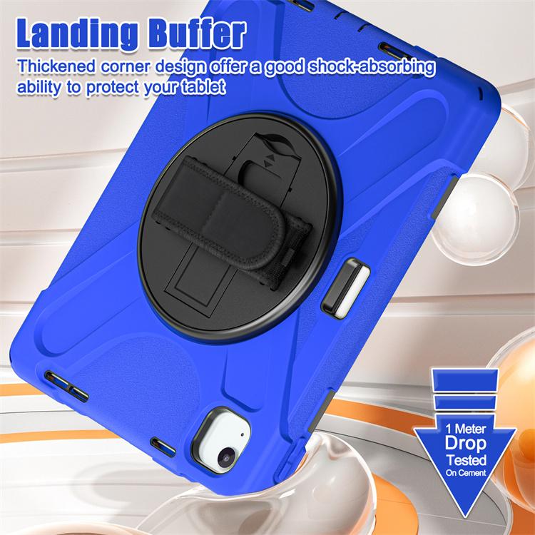 Heavy Duty New Design Silicone Shockproof Case With Pen Holder Protective Tablet Cover Case for iPad Air 11 M2 11inch 2024