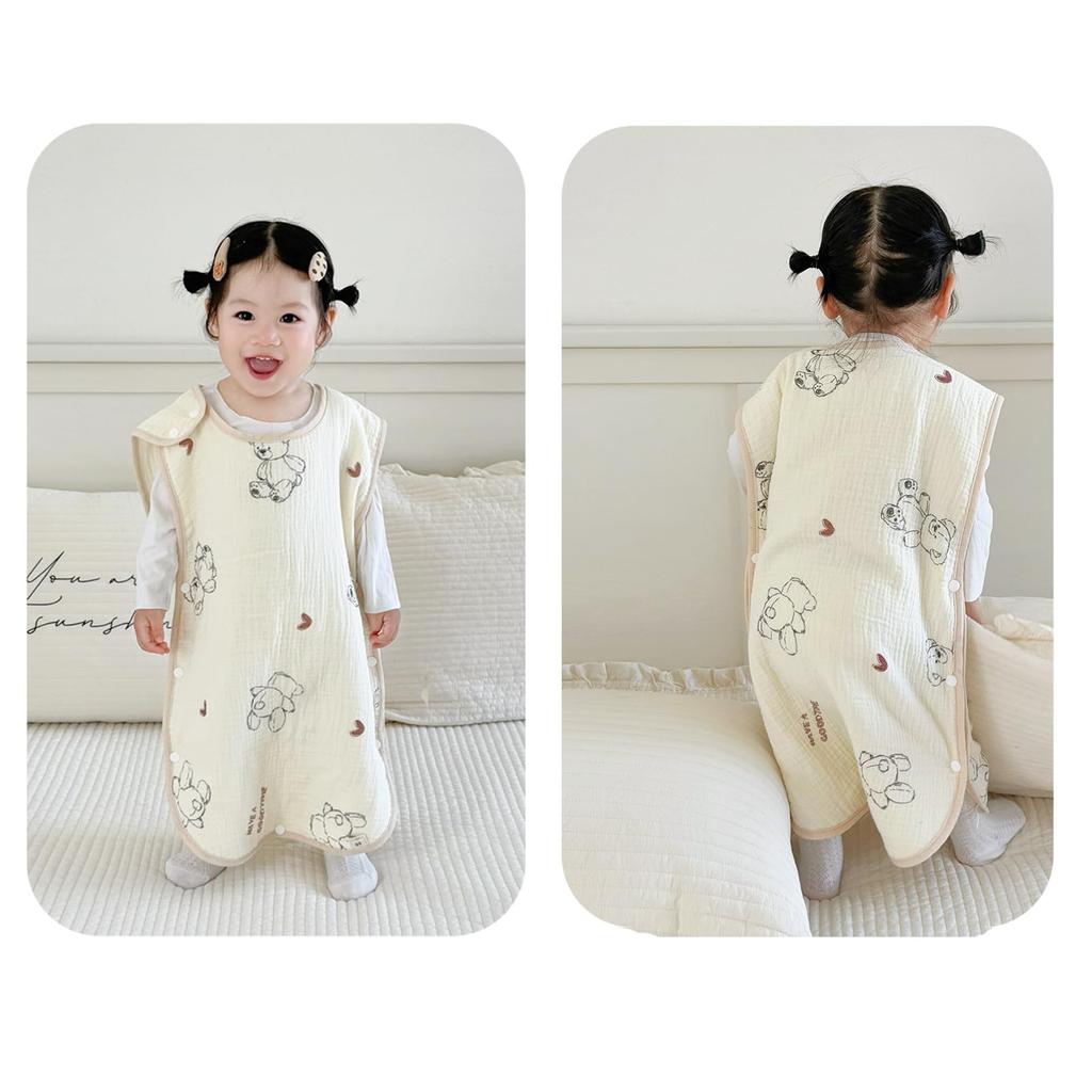 for and for prevents colds while all year perfect for baby showers to 3 years to 3 years [Utsukusi] Sleeper, 4-ply gauze, spring, summer, autumn,