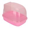 Hamster Automatic Door Open Close Bathtub Small Pet Cleaning Bathroom House  (Pink)