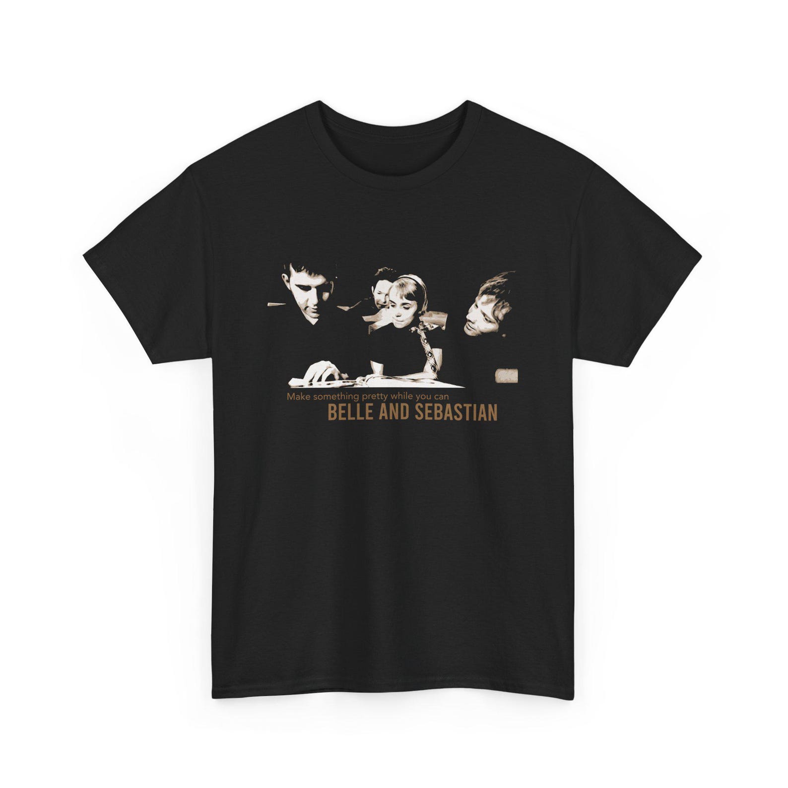 Belle and Sebastian Tee - Vintage Style Unisex Graphic Shirt XL