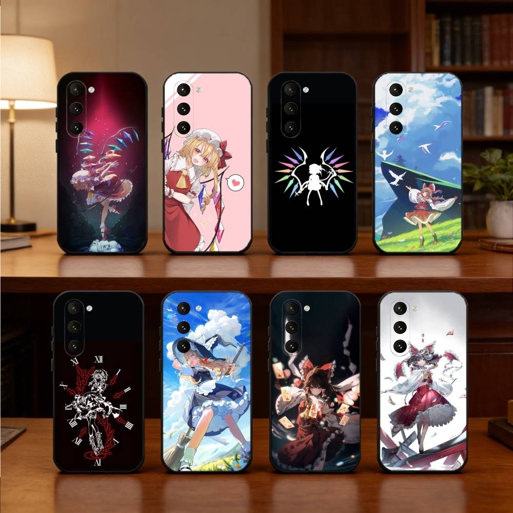 Game Touhou Project Phone Case For Samsung Galaxy A73,21,22,32,71,53,52,51,80,5G Soft Black Cover