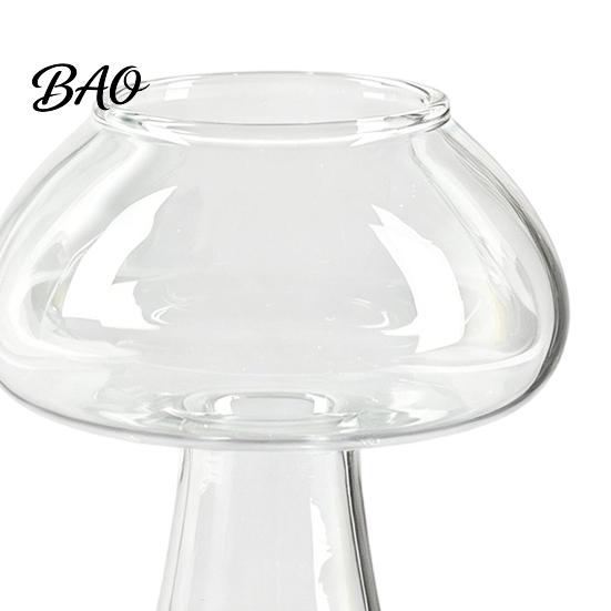Fruit Tea Cup Mushroom Cocktail Glass Cup, Creative Clear Wine Glasses, Borosilicate Cute Coffee Cups, Novelty Drinkware Bar KTV Tool Sparkling Drink
