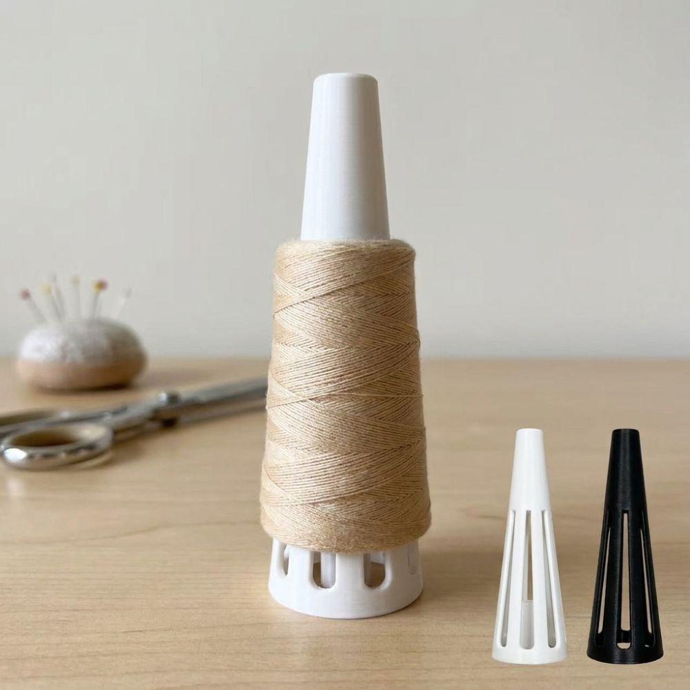 Anti-Wobble Cone Thread Spool Holder 3D Printed Hand Sewing Thread Spool Rack  Home Garment Making