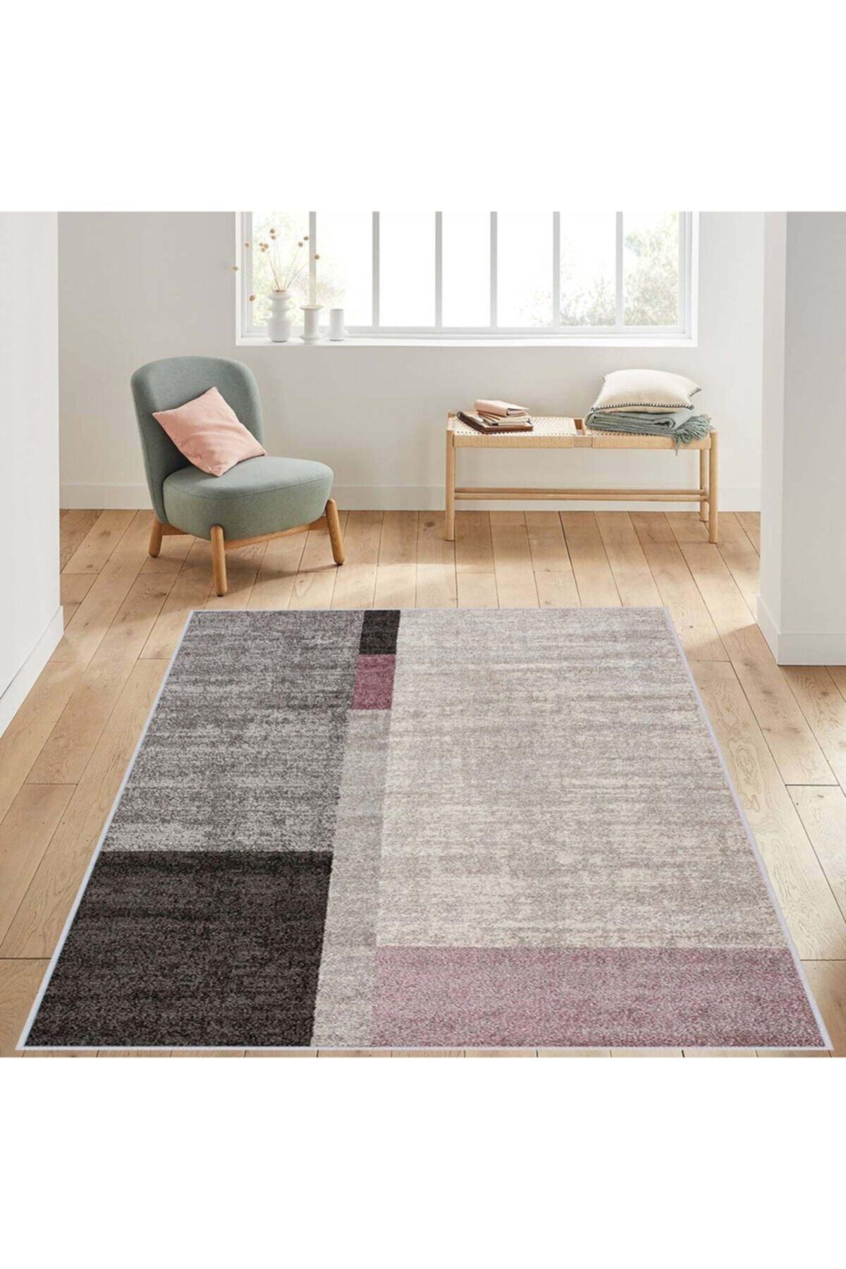 

Rovigo Home Washable Printed Carpet RVG1423 50x80 розовый