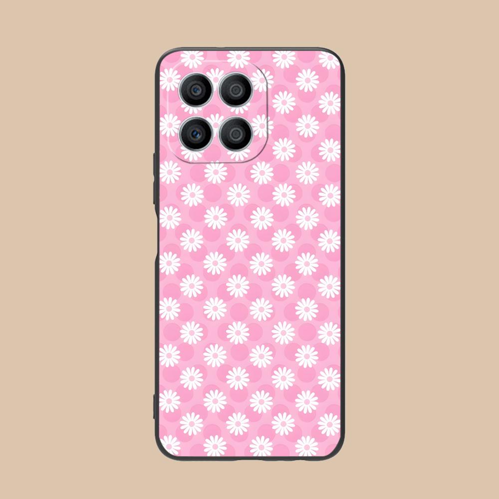 Pink Point Heart Mobile Phone Case for Honor 90 80 70 60 50 30 20 10 9 8 7 Pro S SE Lite 5G Colorful Printing Cover Pretty Cover
