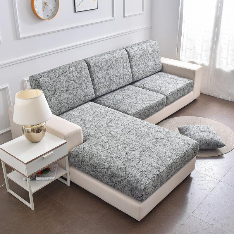 1Pcs Print Sofa Cushion Coverastic Protector Sofa Cover Personality Slipcover Matching Washable Couch Cover