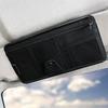 Portable Car Visor Organizer Sunshade Panel Pouch Wallet CD 1Pc Sun Holder Storage Leather
