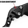 CHIFUN Brake Lever and Clutch Lever Set Replacement for Kawasaki Ninja 400 Ninja 300R 250R Z300 Aluminum Motorcycle Handlebar Lever Foldable Length