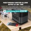 Portable Power Station 1200W 1008Wh LiFePO4 Battery Backup Power Supply with LCD Display for Camping, RV, Vehicle & Mobile Office