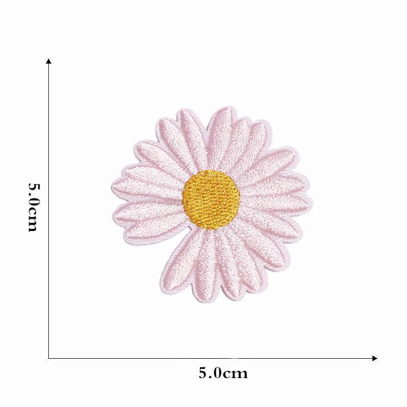 Cartoon Daisy Stickerei Stoff Patch DIY Zubehör Handbuch