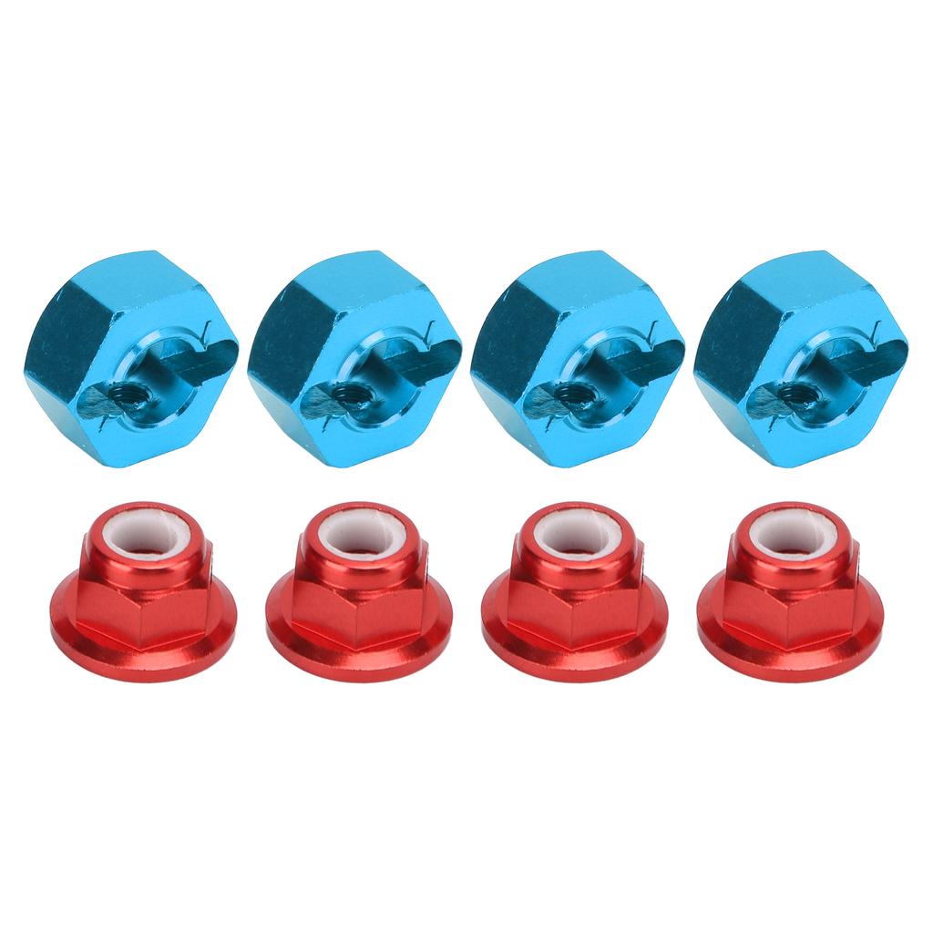 12mm Wheel Hex Hub Aluminum Alloy Upgrade Replace Extension Hex Drive Adapter with Prevent Slip Screws 1Celsius10 1Celsius12 RC Car