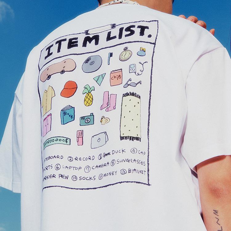 Vans X Rirro Collaboration Asian Artist Series Fashion Comfortable Trendy Minimalist Short Sleeve T-Shirt Unisex Tops VN000QF4WHT1