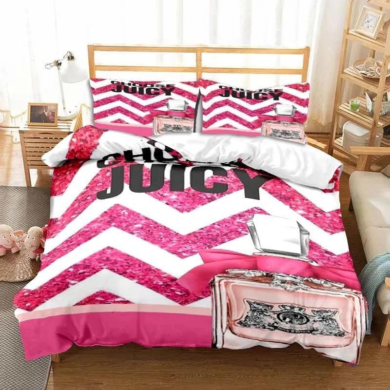 

Новий 3D Соковитий Кутюр Всесезонний Полуторний Комплект Постільної Білизни 3 Предмети Комплект Ковдри Покривало для Ліжка Двоспальний Королівський Чохол для Ковдри Домашній Текстиль AU Single(140x210cm)