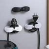 Wall Mount Cord Cable Organizer Silicone Cable Clips Practical Plug Organizer  Mobile Charger