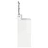 Bedroom Vanity Tables High Gloss White 80 x 39.6 x 135 cm
