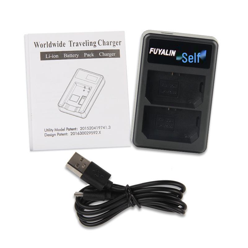 NP-FZ100 Dual USB Charger for Sony ILCE-9, A7RIII, A7R3, A9, 7RM3 Mirrorless Cameras