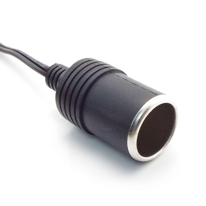 Cablu de alimentare de 5,5 mm x 2,1 mm DC mascul femel la încărcătorul auto Adaptor pentru brichetă mufă conector 12V 24V 5A Amper