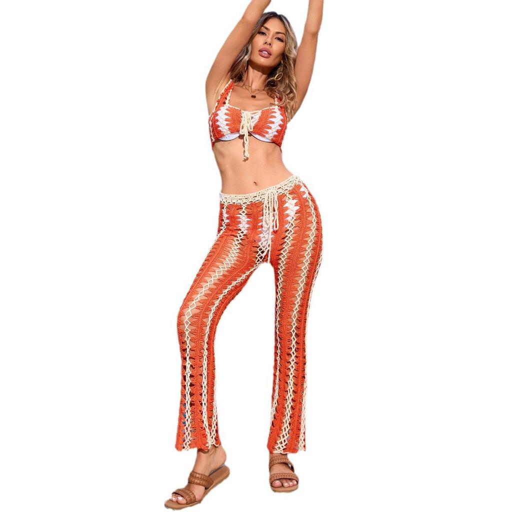 Outer Sexy Women's Suit Holiday Style Two Piece Hollow Out Bikini