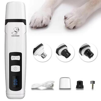 Electric Pet Nail Grinder, Usb Rechargeable Nail Clipper For Dogs And Cats, Gentle Paw Grooming Tool