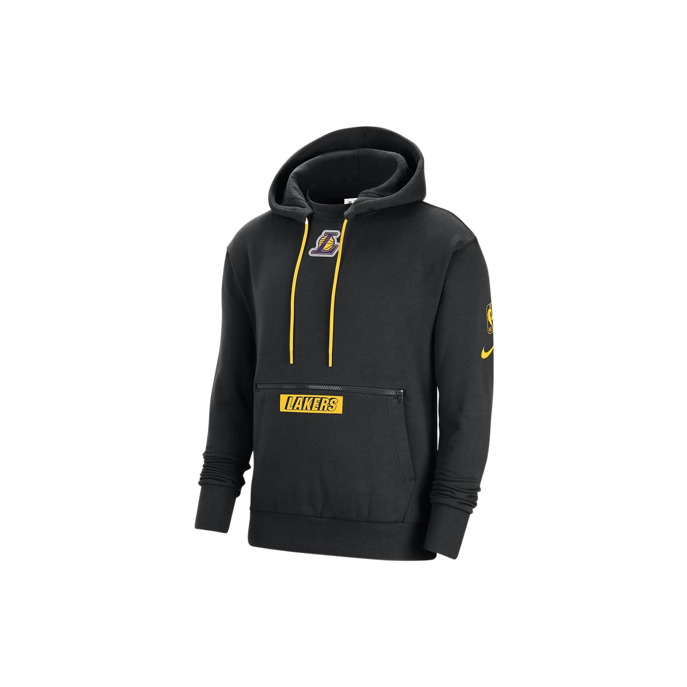 Nike NBA Logo Front Pocket Hoodie Lakers Black Men s DR2302-010 M